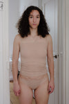 BASERANGE Ribbed Cotton Needle Tank Top TONI and TOTV Collection Made in Portugal BAS-TONI-RB-SP24-HAPTIC